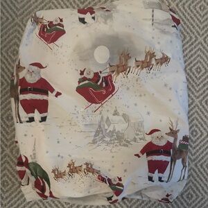 Pottery Barn Kids Santa Crib Sheet